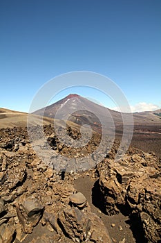 The Lonquimay volcano, in Bio Bio region, Chile