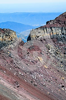 Lonquimay Volcano crater