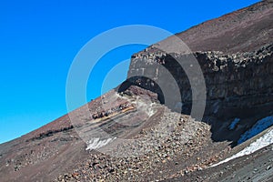 Lonquimay Volcano crater slope photo