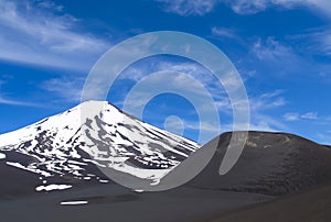 Lonquimay Volcano with Navidad Crater