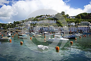 Looe Harbour, Cornwall, United Kingdom.