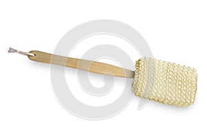 Loofah Long Handled clean back brush photo