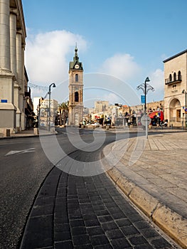 A look on the clock Square in Jaffa