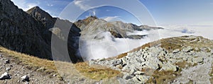 Look from Jamnice sedlo in West Tatra mountains