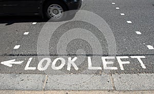 Look left in London