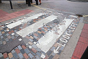 Look left in Soho, London