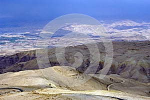 Look from Mount Nebo hill to the valley.