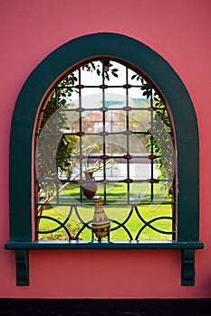Look through oriental window