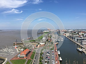A look over Bremerhaven