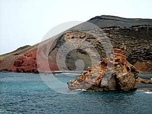 The coast from Lanzarote photo