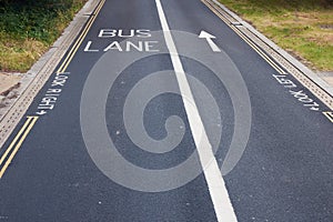 Look right. Look left. Instruction for pedestrians on one way road  in London