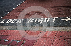 Look right