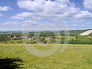 Looking across to Millington, Yorkshire photo