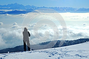 Looking across the valley