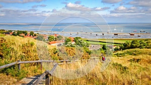 Looking across the Wadden Sea from Vlieland photo