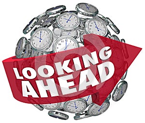 Looking Ahead Time Clock Forecasting Prediction Future photo