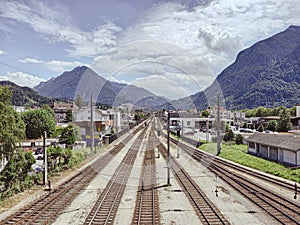 Looking at the Bludenz railway