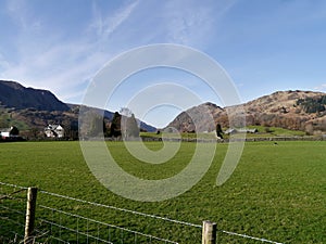 Looking through Borrowdale, Lake District