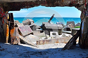 Looking through the Breakwater: Fremantle, Western Australia