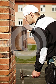 Looking at chimney