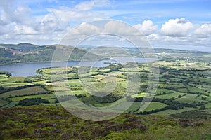 Looking down and across to Bassenthwaite Lake