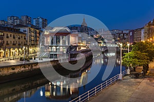 Ribera market in Bilbao photo