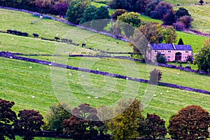 Looking down on Castleton