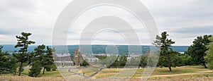 Looking Down At Cornell from the Hilltop.