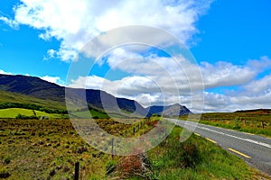 Looking Down the Forgotten Road in Ireland