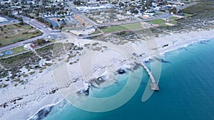 Looking down on the new Jurien Bay Jetty