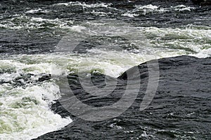 Looking down at The Rapids on the James River