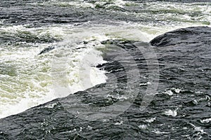 Looking down at The Rapids on the James River