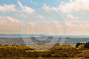 Looking down to Leslie, Fife