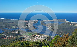 Looking down to the sea