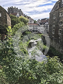 Looking down Water of Leith