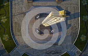 Looking down on Wings Of Victory Odessa