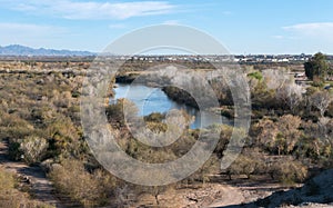 Looking east from Yuma, Arizona