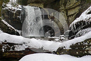 Looking Glass Falls Winter View