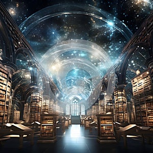 Looking into the Hall of Akashic Records and the heavens above