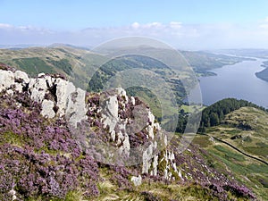 Looking from Heron Pike to Ullswater, Lake District