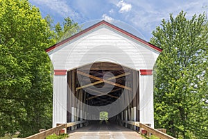 Looking through Jackson Covered Bridge