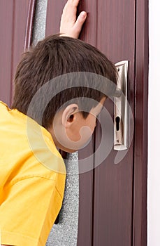 Looking through keyhole