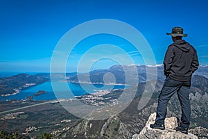 Looking at the Kotor bay from above