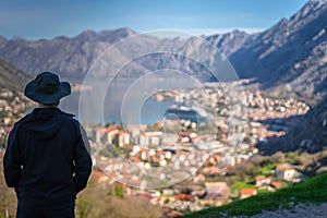 Looking at the Kotor bay from above