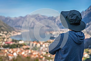 Looking at the Kotor bay from above