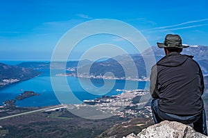 Looking at the Kotor bay from above