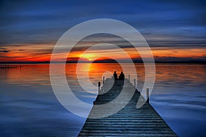 Looking at the landscape