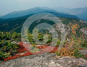 Looking north from the summit of North Baldface Mountain, Baldface Circle Trail, Evans Notch, New Hampshire