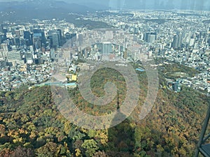 Looking North-West from N Seoul Tower, Seoul