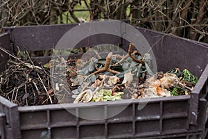 Looking At open composter